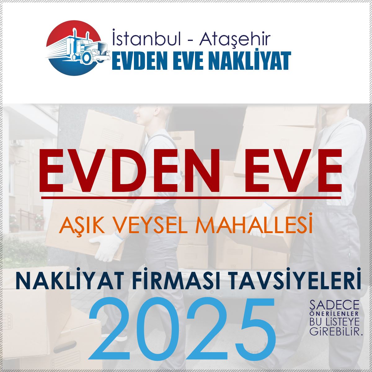 Aşık Veysel Evden Eve Nakliyat Firmaları